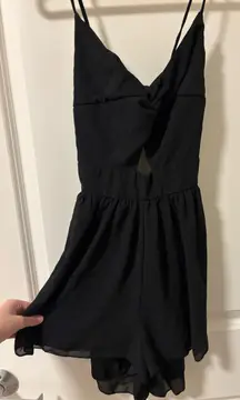 Black Romper Dress