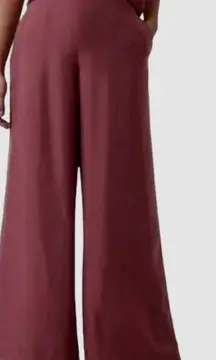 Athleta Calm Cool Pantalon Pant Cooling Pajama Breathable Coastal lagen Size  XL