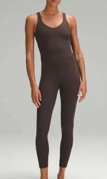 Lululemon espresso align 25” romper size 10