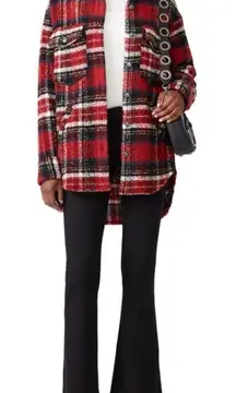 The Kooples Tweed Plaid Shacket