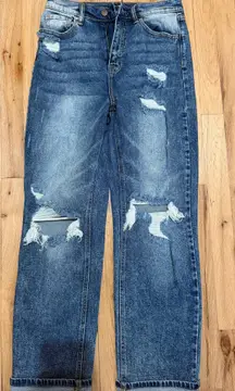 Fashion Nova Straight Leg Jeans High-Rise