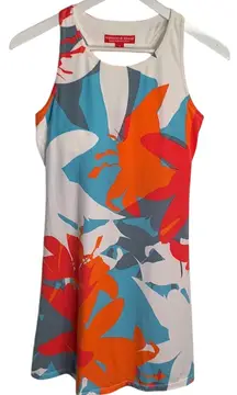 Krimson Klover Small Dress Sleeveless Shelf Bra Stretch Soft Floral W-744 Size S