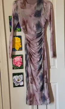 SHEIN Long Sleeve Midi Dress