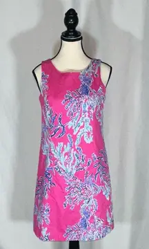 Lilly Pulitzer - Cathy Shift Capri Pink Samba Blue Coral Retired Vintage Iconic