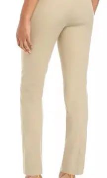 Crown & Ivy Ashley‎ True Khaki Pull On Bi Stretch Pants Size 16 Straight Leg