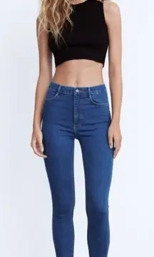 Zara Super Elastic Hi-Rise Shaper Jeans Size 2