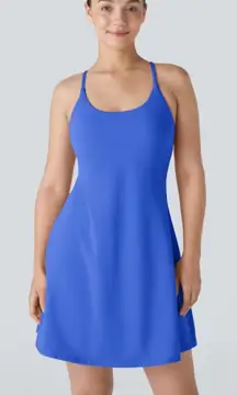Halara Softlyzero™ Plush Athletic Dress, New with Tags, in Lotus Blue