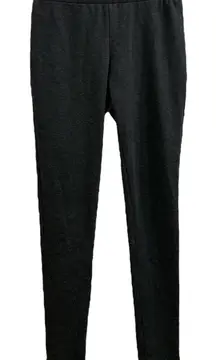 Cremieux Dark Gray Thick Back-Seam Leggings Soft Basic Small Cozy Layer Daniel