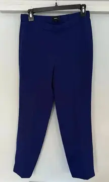 THEORY Womens 6 Basic‎ Pull On Classic Crepe Sapphire Blue Pant Dressy Casual
