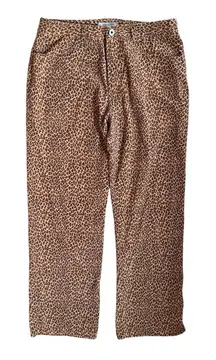 Vintage Karen Kane Leopard Print Jeans Size 12