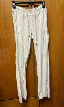 White Linen Pants