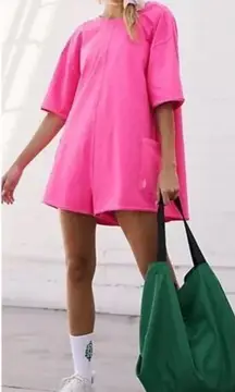 Free people movement hotshot romper pink - XS