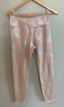 GOOD AMERICAN‎ Python Print Foul Leggings Size 3 Athletic LIKE NEW