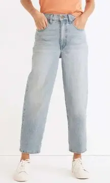 Madewell‎ Balloon Jeans Size 27 Crop High Rise Whistler Wash Faded Light NEW