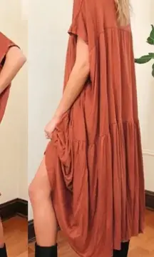 Free People Beach Just Add Sun Oversized Shirt Dress