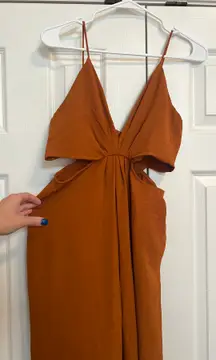 Burnt Orange Jumpsuit
