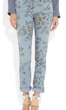 NWOT Citizens of Humanity High Waist Floral Jeans