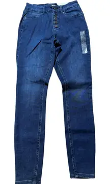 Maurice's Limitless High-Rise Jegging Size Small (0,2,4) Dark‎ Wash Button Fly