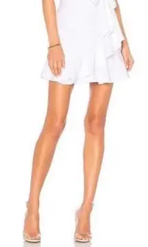 Revolve Patricia Ruffle Wrap Skirt