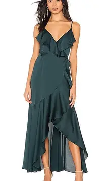 NWT Bias Frill Emerald Dress