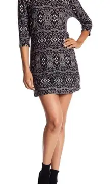 NWT Papillon Multicolor patterned sweater dress m