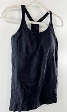 Lululemon Ebb To Street Ribbed Racerback Tank Top II Black 8