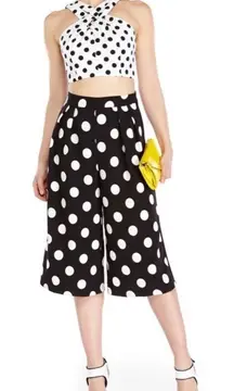 Mustard seed polka dot jumpsuit S