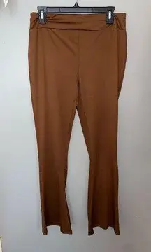 Brown Series 8 Flared Leggings