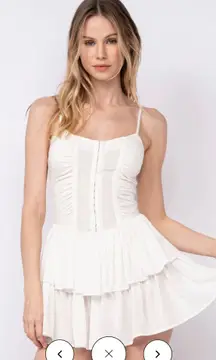 Mini White Dress