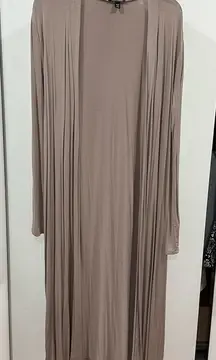 Long sleeve maxi cardigan