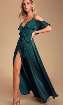 Lulus Green Maxi Dress