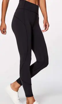 Women's Lululemon in Movement Black Leggings Size 6