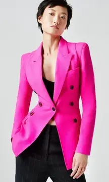 NWOT Smythe Not A DB Pagoda Blazer Neon Pink Size 4