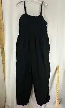 Universal Thread Linen Jumpsuit Tank Womens XXL Black