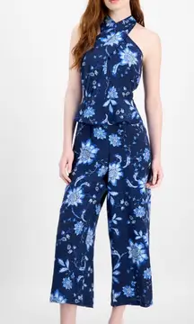 Tommy Hilfiger
Women's Floral-Print Peplum Halter Jumpsuit