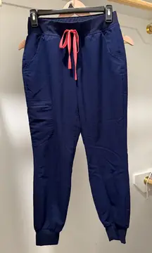 Navy FIGS Jogger Pants