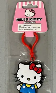 Hello Kitty NWT White Red  Character Key-Chain Key-Ring Key-Clip Fashion Accessory ♥️🤍✨