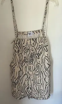 Princess Polly Utopia beige and black romper with pockets size 6