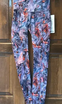 NWT Lululemon Fast Free Tight Legging 28” High Rise Size 2 Brushed Atmospheric