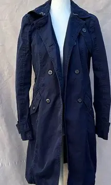 ZARA Small navy blue  trench coat