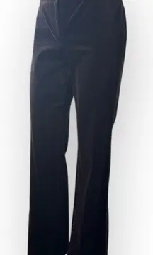 Ann Taylor Women’s Brown Velvet Mid-Rise Straight Legs Pants Size 6