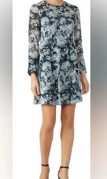 Rent the runway club Monaco Delaynee dress sz 0 sheer floral