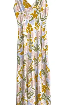 Paper Hearts Elegant Floral Print Maxi Dress