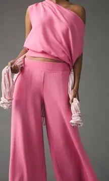 Daily Practice by Anthropologie Wide-Leg Lounge Pants Sz Large NWT