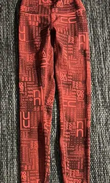 Lululemon Wunder Train Legging Contour Fit High-Rise Tight 25" SPELLOUT