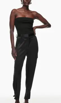 Aritzia Babaton Refined Satin Cargo Pant