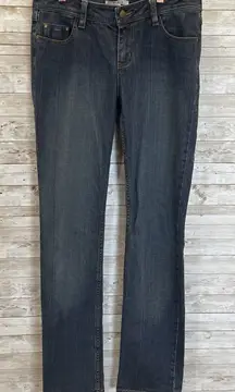 CAbi  Womens 8 Jeans Slim Straight Leg Medium Wash #622