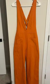 Sincerly Jules Orange Jumpsuit - brand new never worn