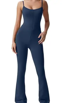 Navy Athletic Jumpsuit