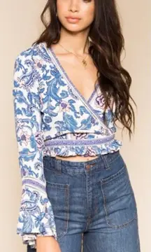Spell & the Gypsy Monaco Etienne Wrap Top Sz. S